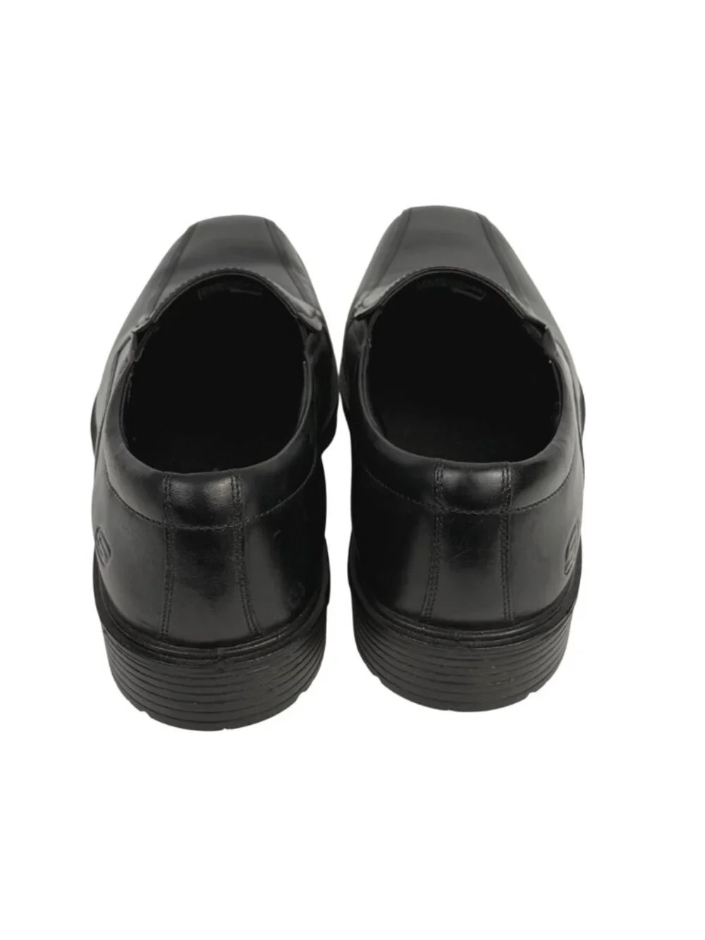 Skechers Miller Moriarty Men's Black Leather Slip-On Loafers Dress Shoes Size 13 - Picture 5 of 7